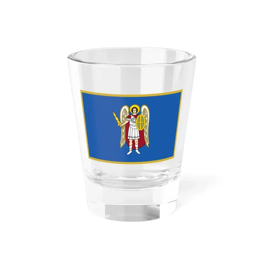 Flag of Kyiv Ukraine - Shot Glass 1.5oz 1.5oz - Go Mug Yourself