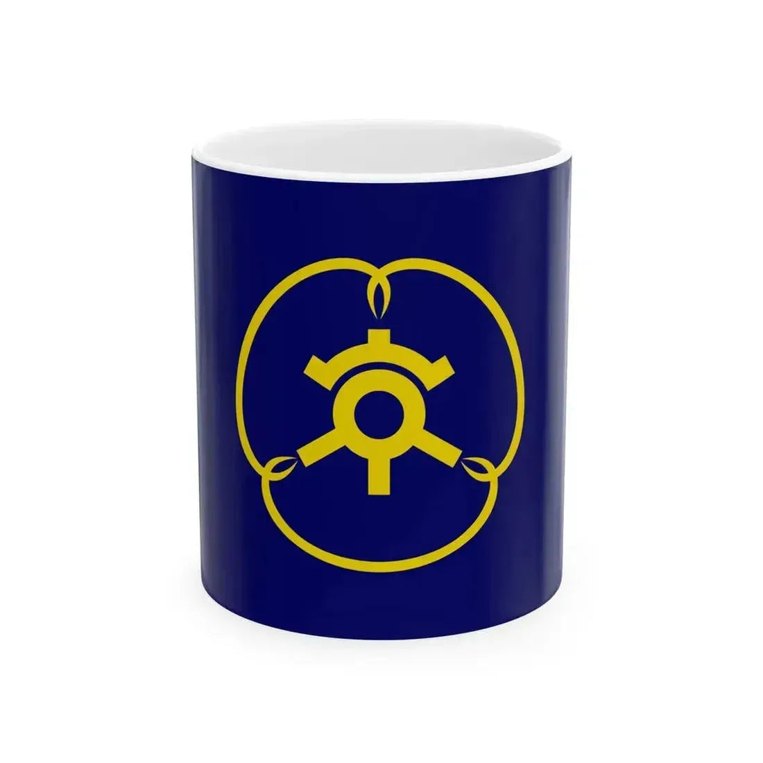 Flag of Kyogase Niigata 1974-2004 (Japan) White Coffee Mug 11oz - Go Mug Yourself