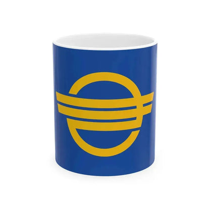 Flag of Kyonan Chiba (Japan) White Coffee Mug 11oz - Go Mug Yourself