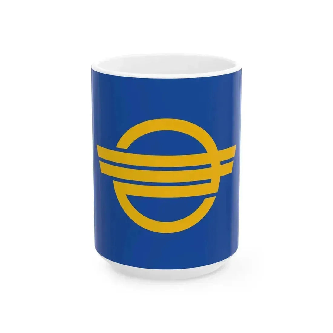 Flag of Kyonan Chiba (Japan) White Coffee Mug 15oz - Go Mug Yourself