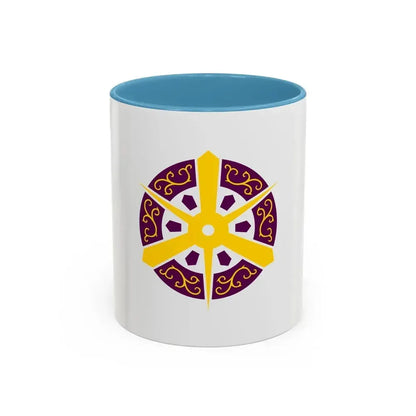 Flag of Kyoto City Japan - Accent Coffee Mug 11oz Light Blue - Go Mug Yourself