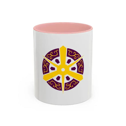 Flag of Kyoto City Japan - Accent Coffee Mug 11oz Pink - Go Mug Yourself