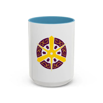 Flag of Kyoto City Japan - Accent Coffee Mug 15oz Light Blue - Go Mug Yourself
