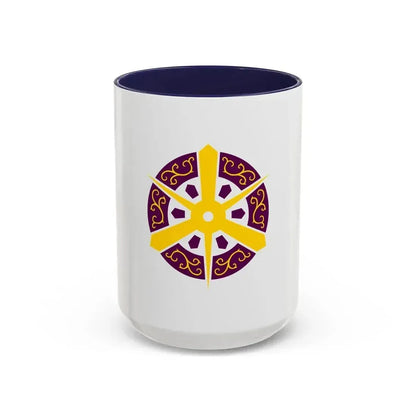 Flag of Kyoto City Japan - Accent Coffee Mug 15oz Navy - Go Mug Yourself
