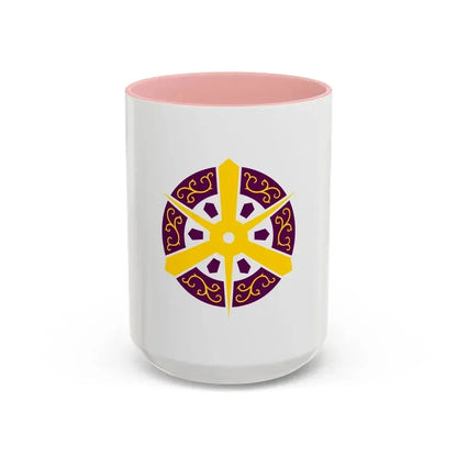 Flag of Kyoto City Japan - Accent Coffee Mug 15oz Pink - Go Mug Yourself