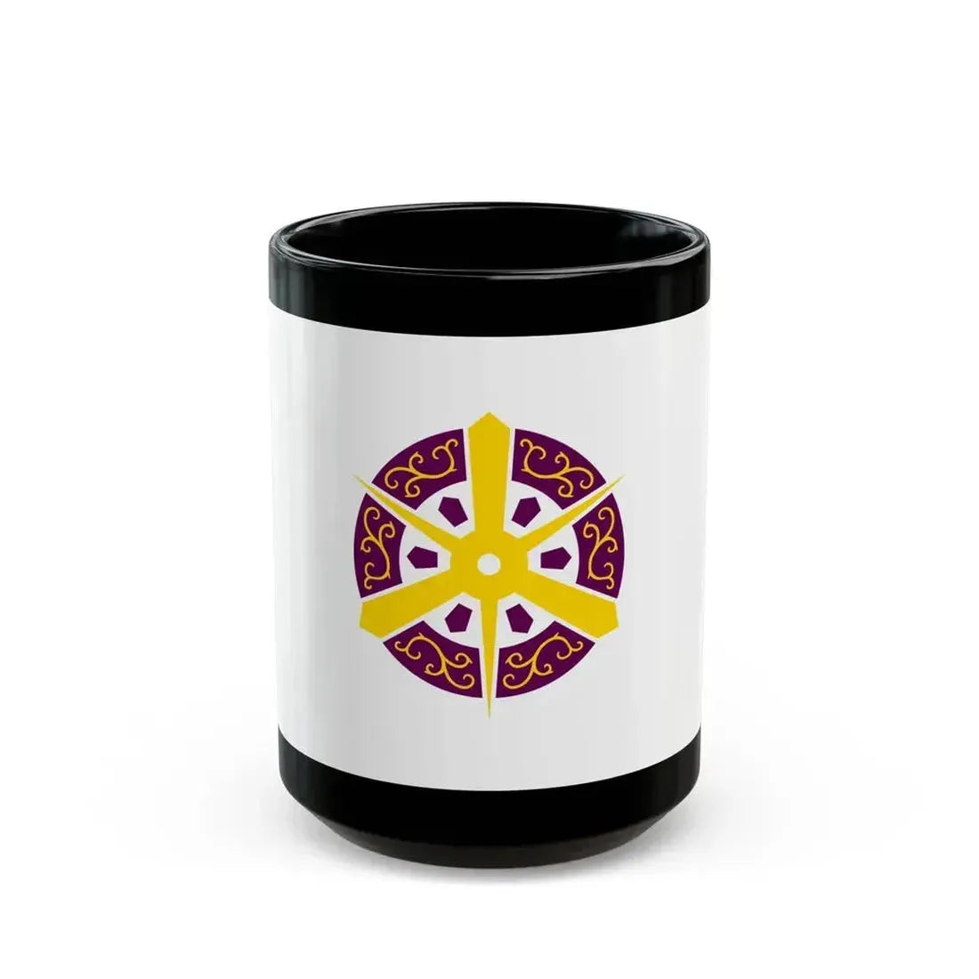 Flag of Kyoto City Japan - Black Coffee Mug 15oz - Go Mug Yourself