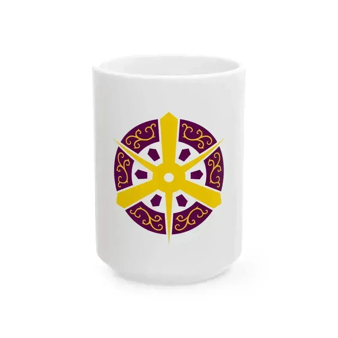 Flag of Kyoto City (Japan) White Coffee Mug 15oz - Go Mug Yourself