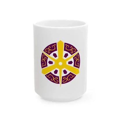 Flag of Kyoto City (Japan) White Coffee Mug 15oz - Go Mug Yourself