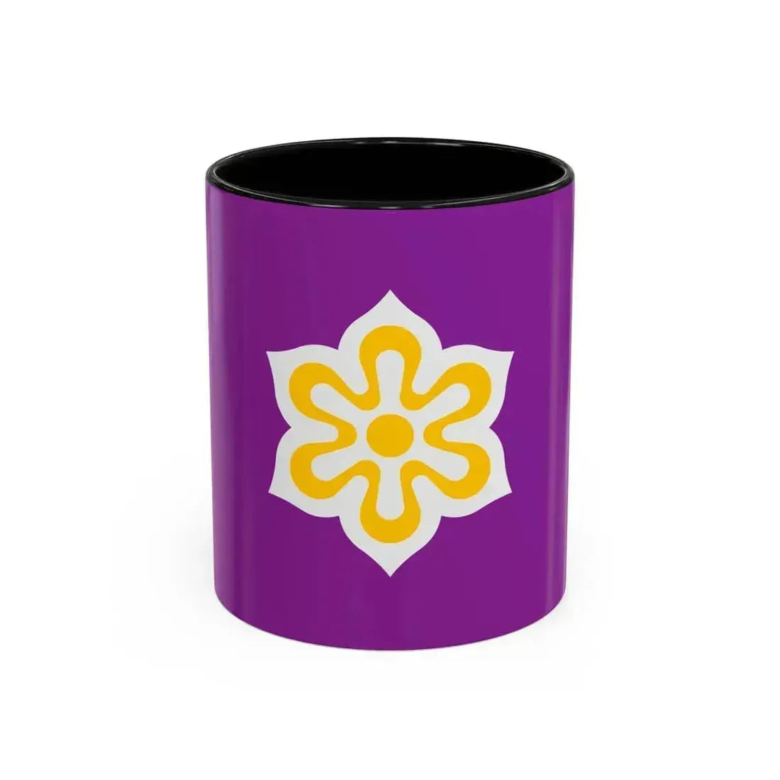 Flag of Kyoto Prefecture Japan - Accent Coffee Mug 11oz Black - Go Mug Yourself