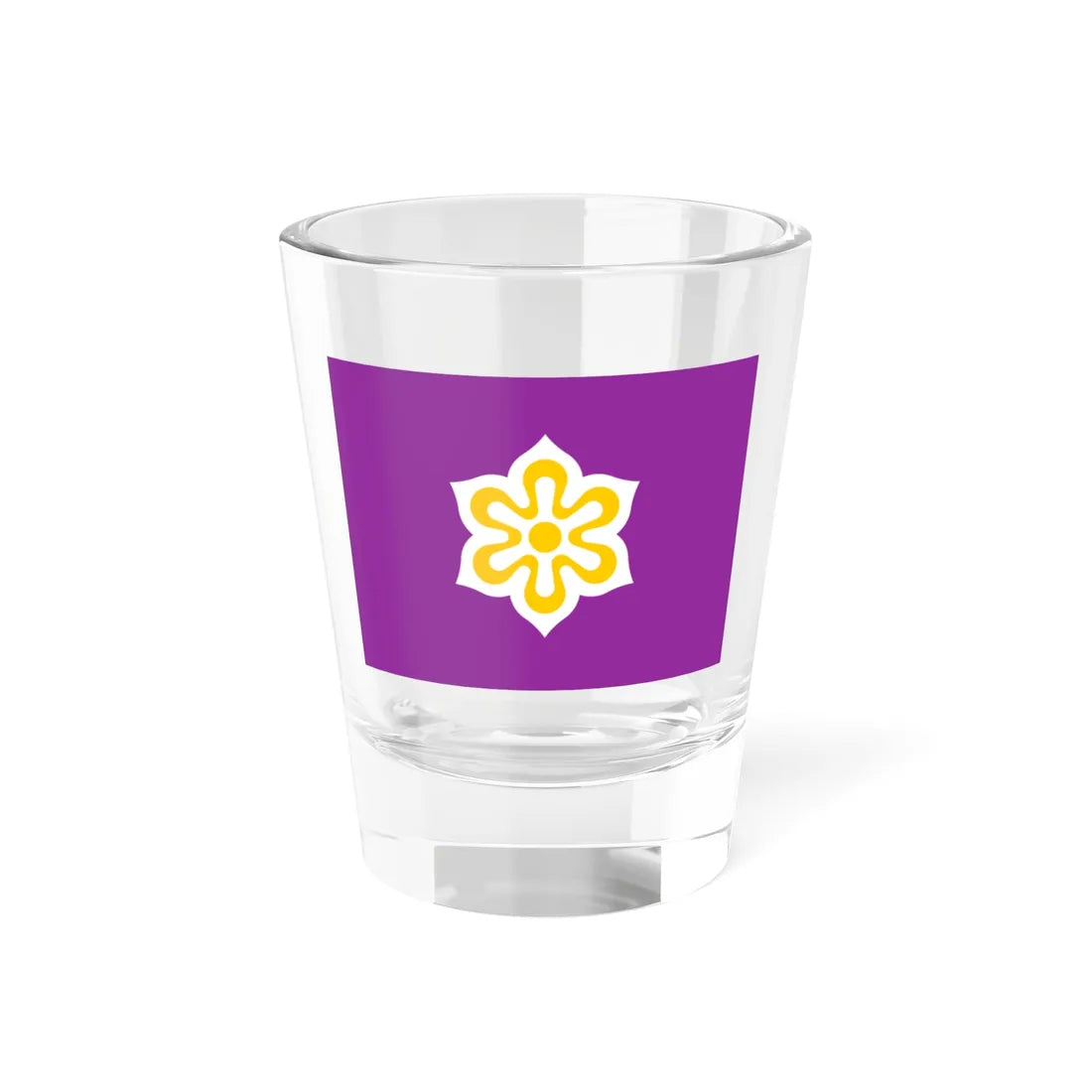 Flag of Kyoto Prefecture (Japan) Shot Glass 1.5oz 1.5oz - Go Mug Yourself