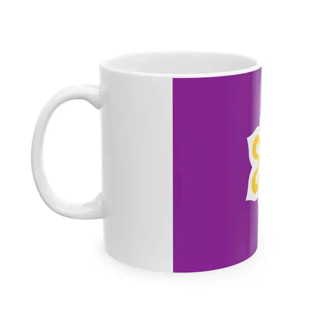 Flag of Kyoto Prefecture Japan - White Coffee Mug - Go Mug Yourself