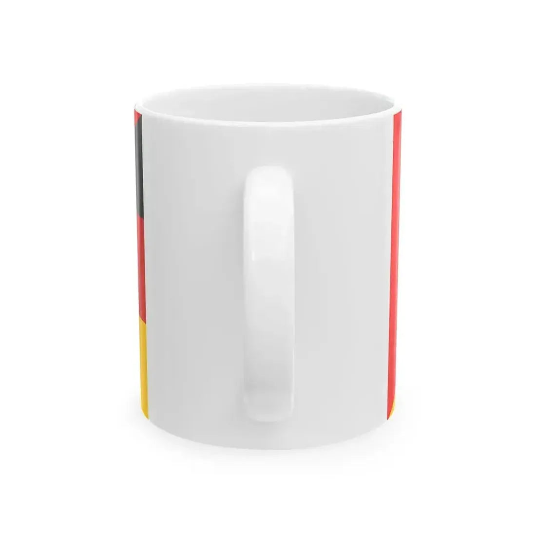 Flag of Kyrgyzstan and Germany (Germany) White Coffee Mug - Go Mug Yourself