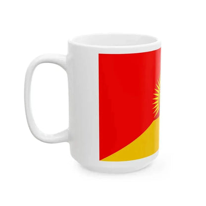 Flag of Kyrgyzstan and Germany (Germany) White Coffee Mug - Go Mug Yourself