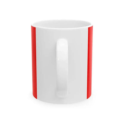 Flag of Kyrgyzstan (Kyrgyzstan) White Coffee Mug - Go Mug Yourself