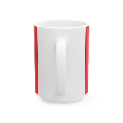 Flag of Kyrgyzstan Pantone (Kyrgyzstan) White Coffee Mug - Go Mug Yourself
