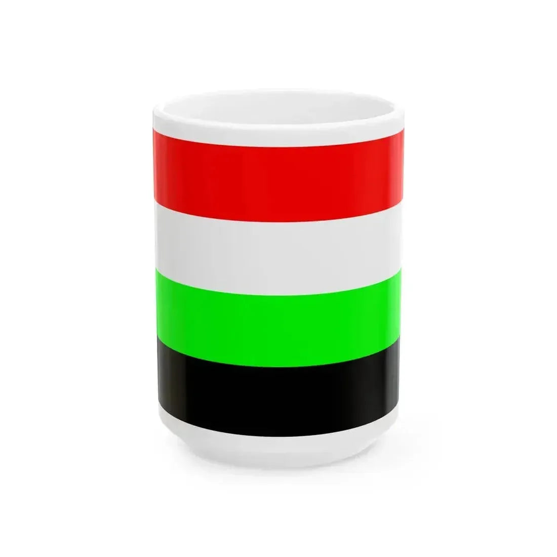 Flag of Kyrgyzstan proposed (Kyrgyzstan) White Coffee Mug 15oz - Go Mug Yourself
