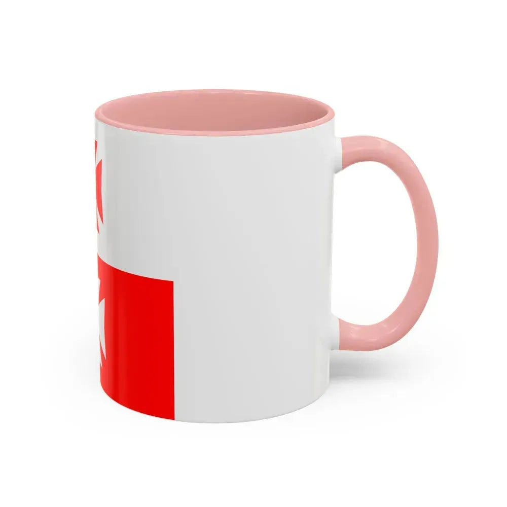 Flag of La Chaux Switzerland - Accent Coffee Mug - Go Mug Yourself