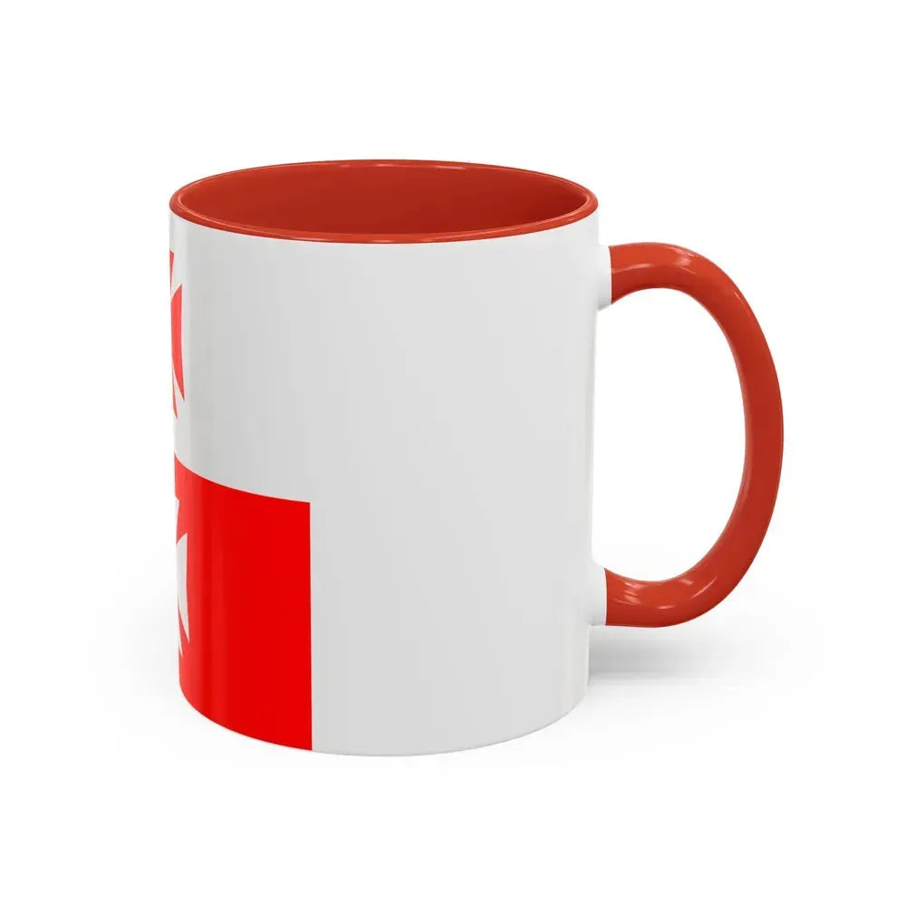 Flag of La Chaux Switzerland - Accent Coffee Mug - Go Mug Yourself