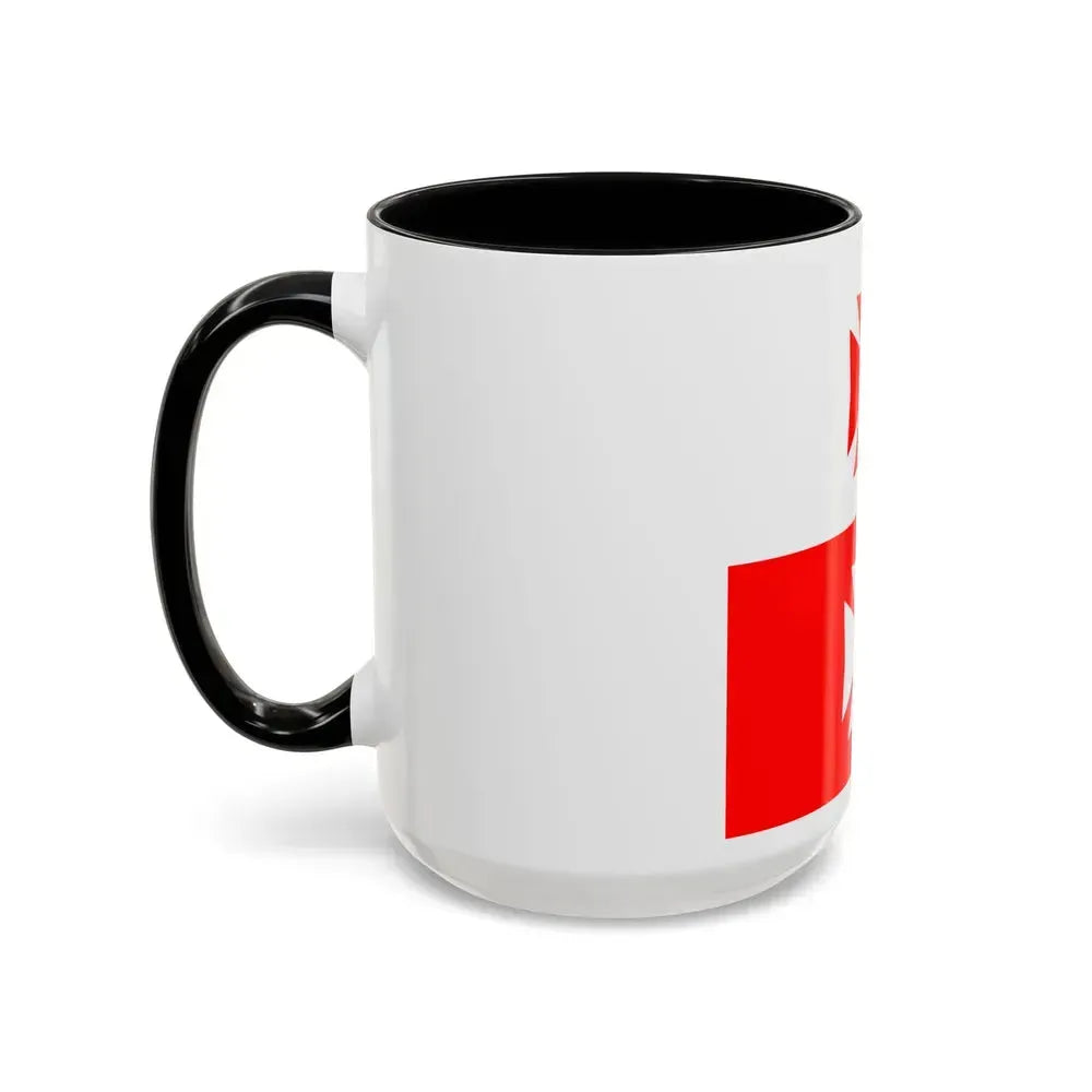 Flag of La Chaux Switzerland - Accent Coffee Mug - Go Mug Yourself