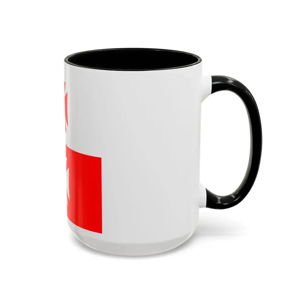 Flag of La Chaux Switzerland - Accent Coffee Mug - Go Mug Yourself