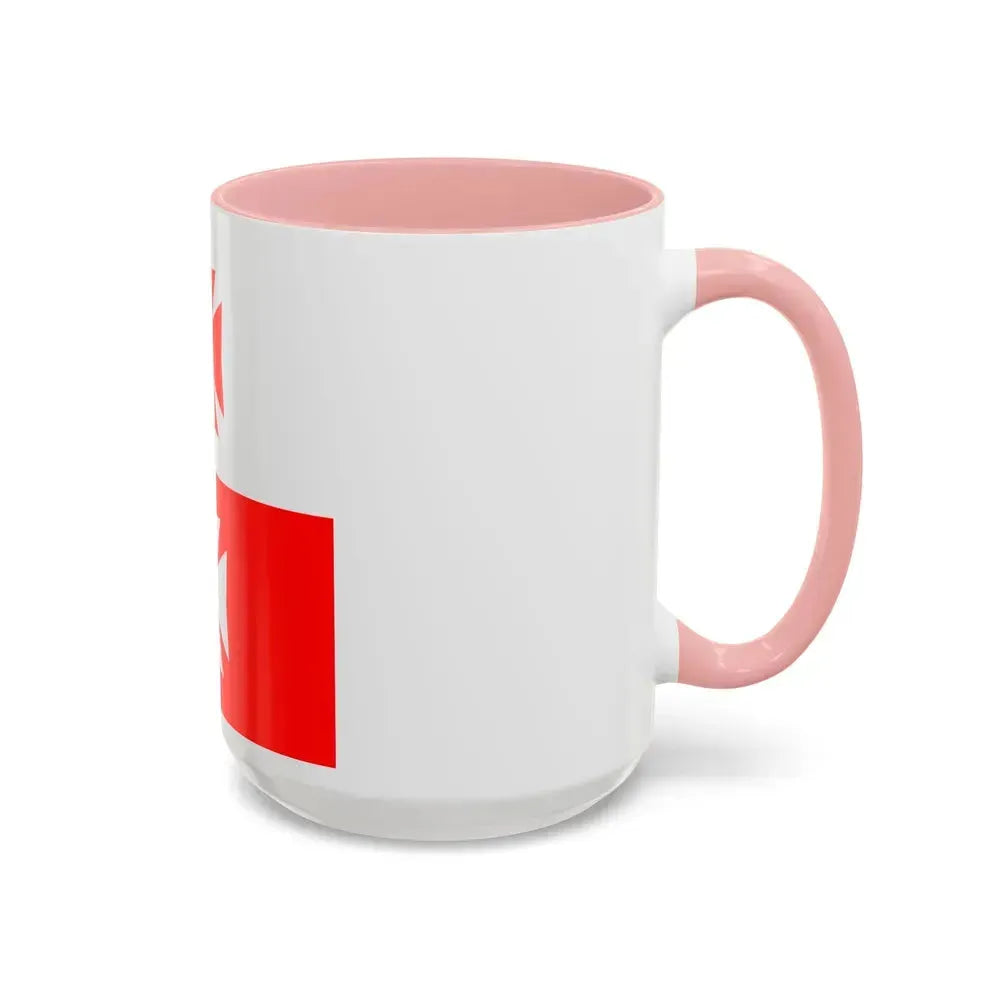 Flag of La Chaux Switzerland - Accent Coffee Mug - Go Mug Yourself