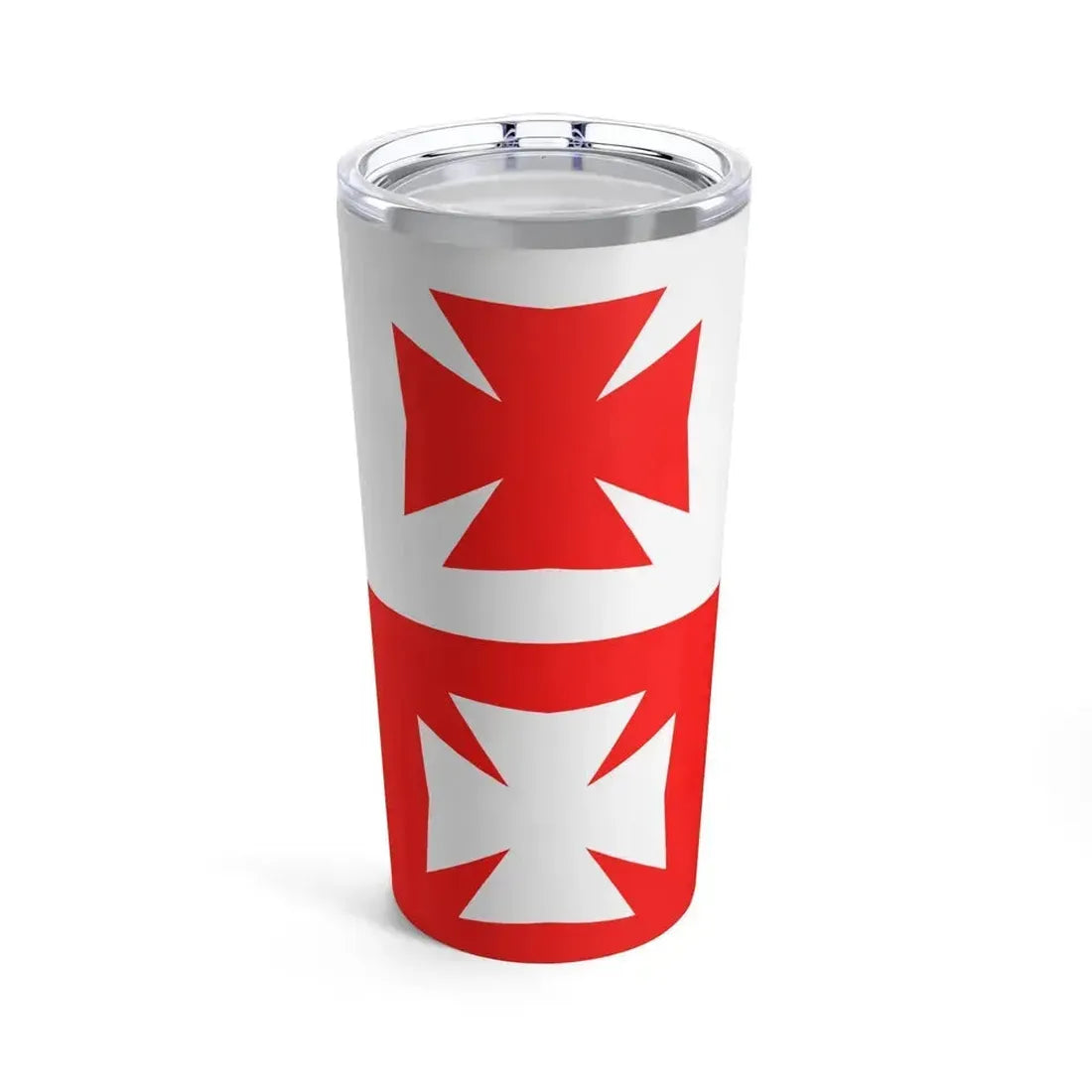 Flag of La Chaux Switzerland - Tumbler 20oz 20oz - Go Mug Yourself