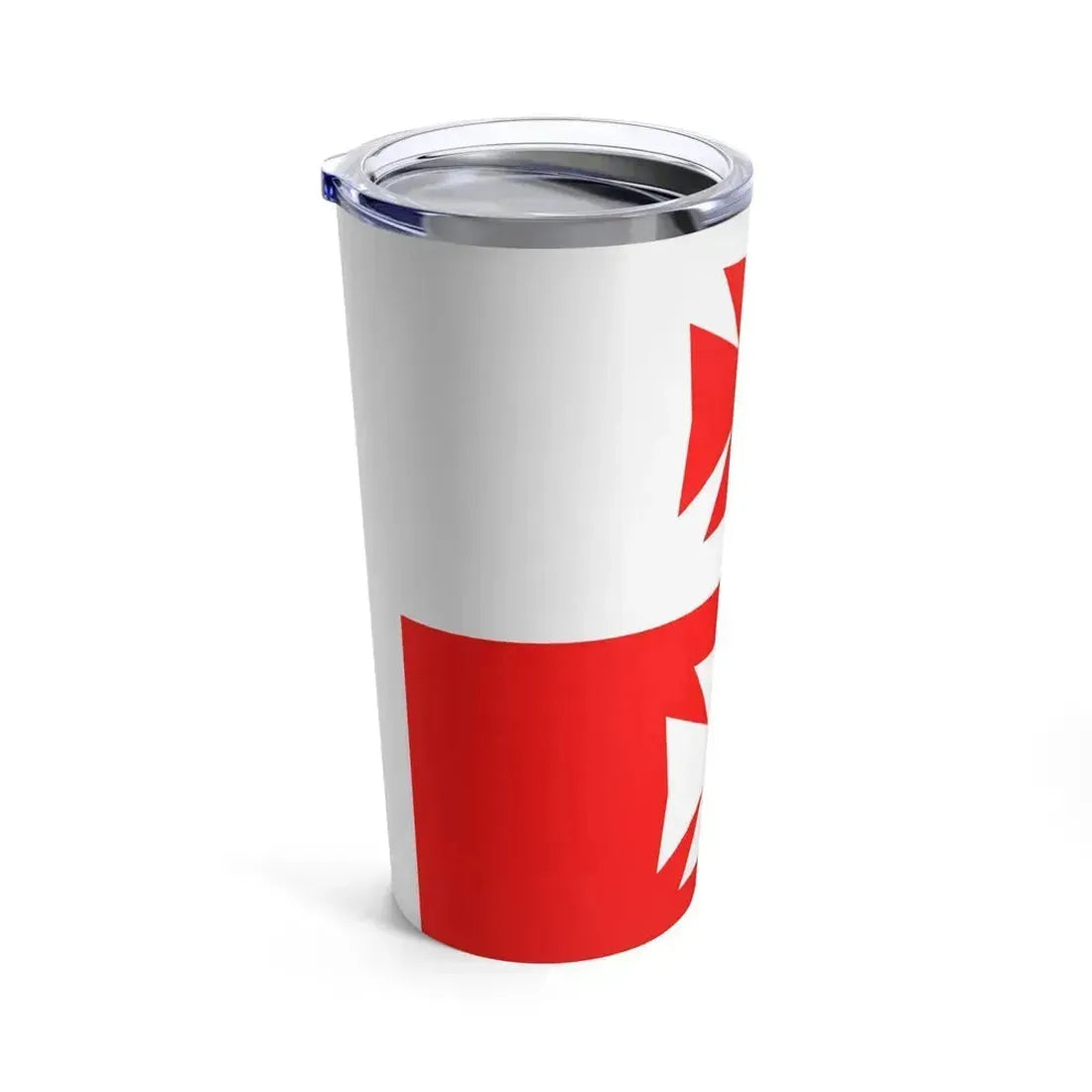 Flag of La Chaux Switzerland - Tumbler 20oz - Go Mug Yourself