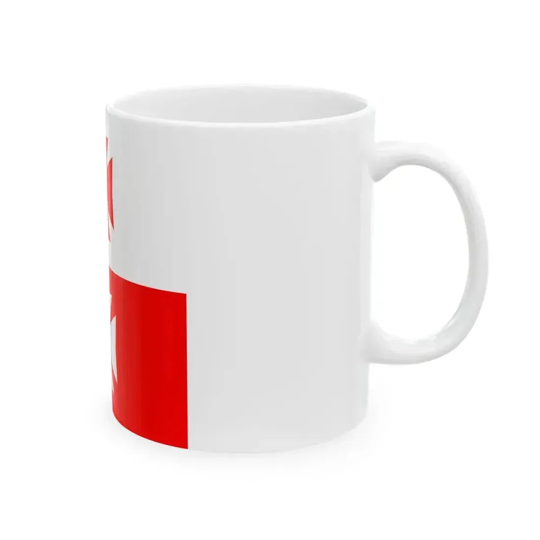 Flag of La Chaux Switzerland - White Coffee Mug - Go Mug Yourself