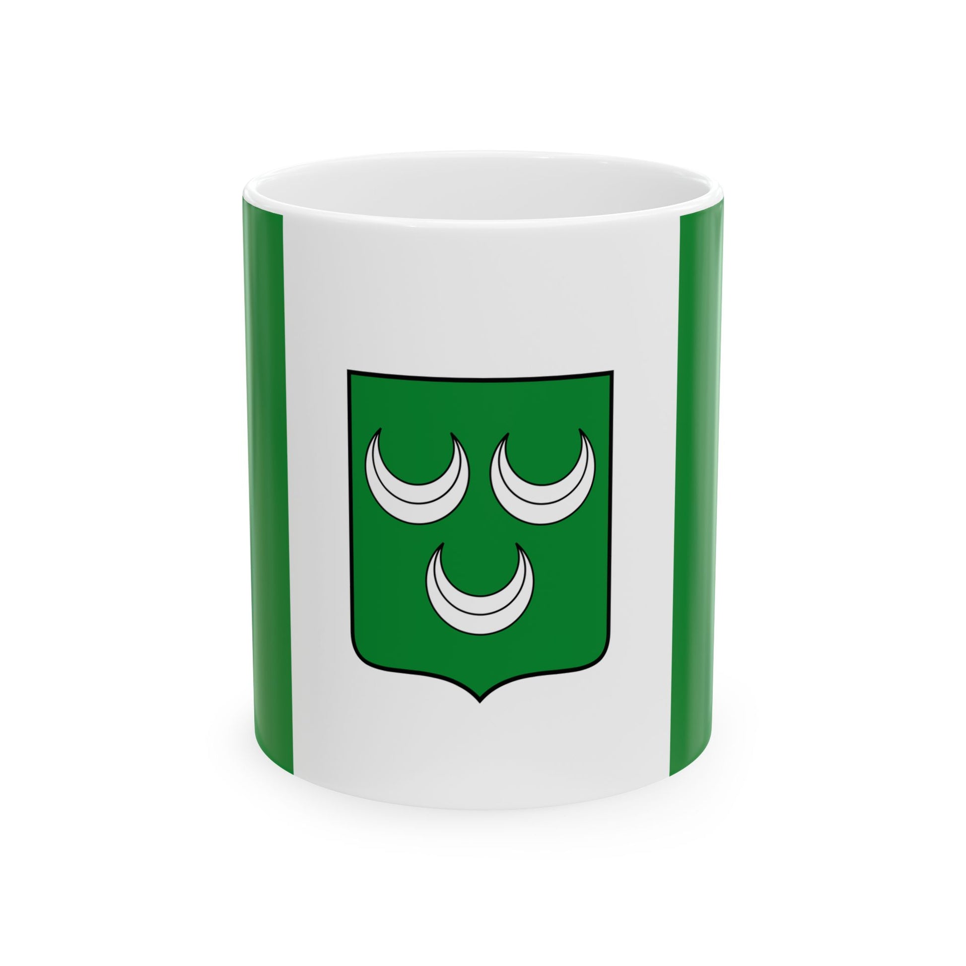 Flag of La Hulpe (Belgium) White Coffee Mug-11oz-Go Mug Yourself
