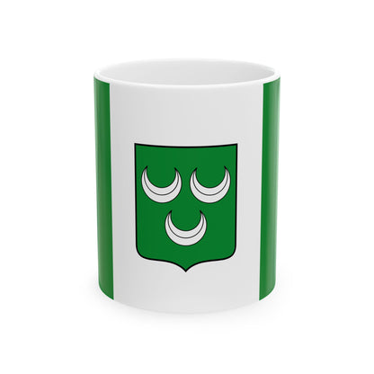 Flag of La Hulpe (Belgium) White Coffee Mug-11oz-Go Mug Yourself