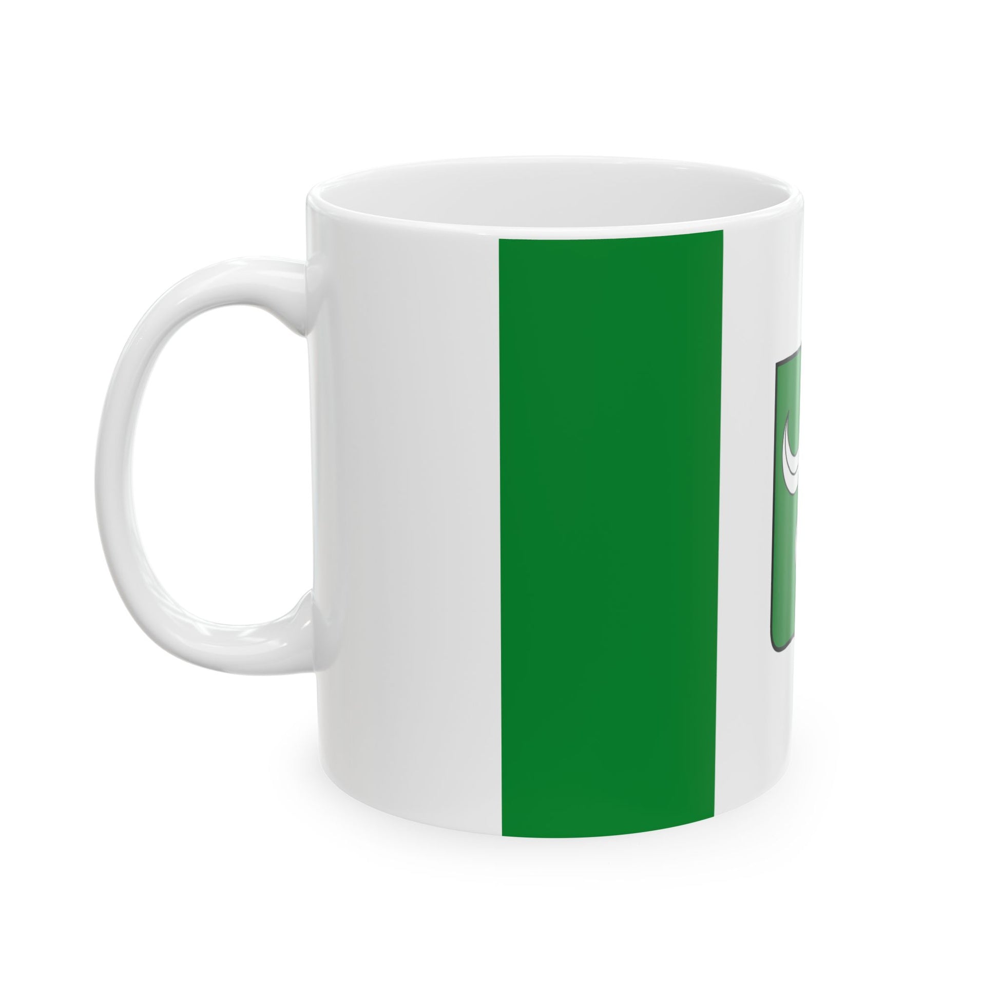 Flag of La Hulpe (Belgium) White Coffee Mug-Go Mug Yourself