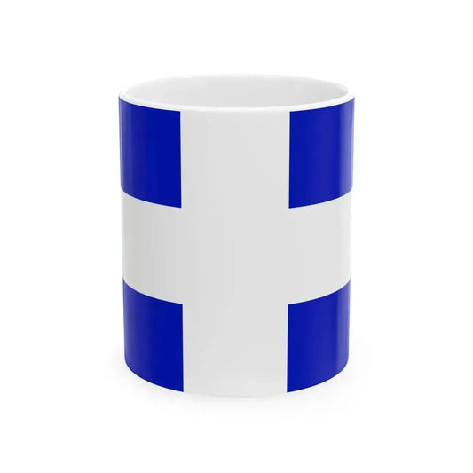 Flag of La Libertad Department El Salvador (El Salvador) White Coffee Mug 11oz - Go Mug Yourself