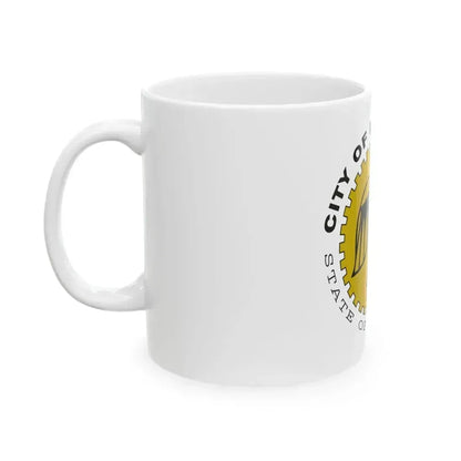 Flag of La Mirada California (United States) White Coffee Mug - Go Mug Yourself