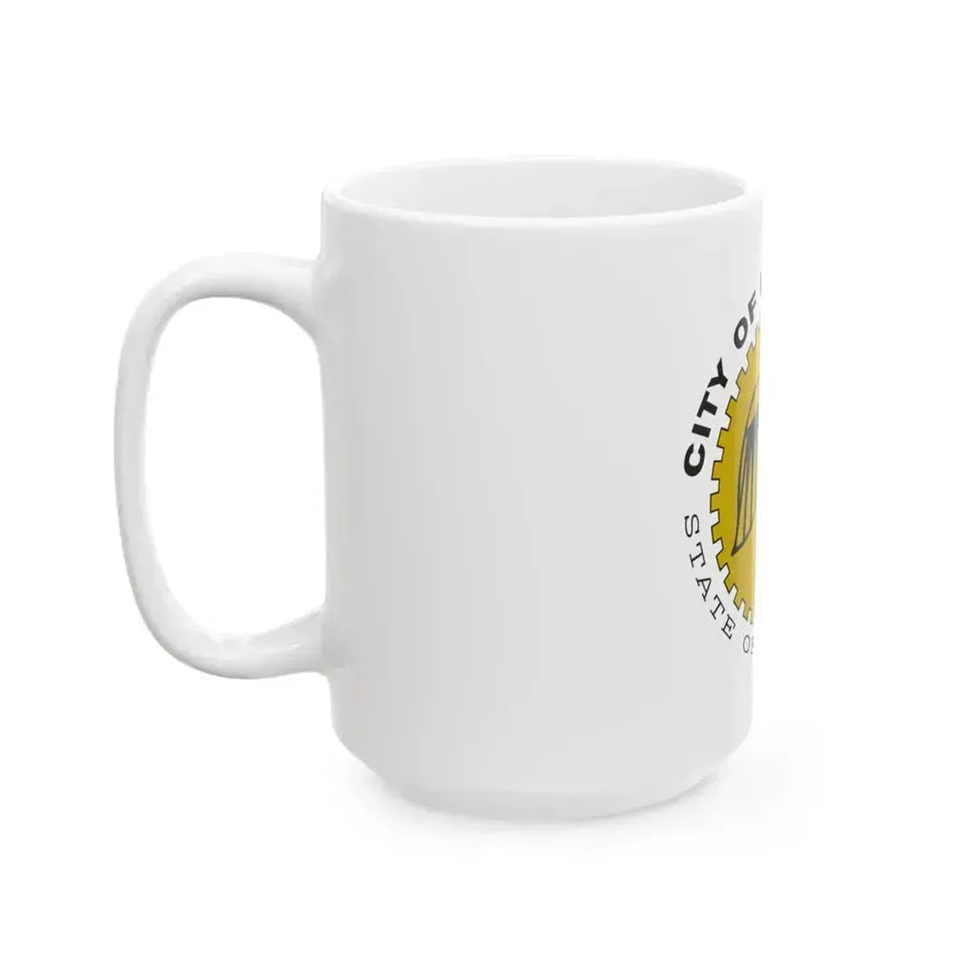 Flag of La Mirada California (United States) White Coffee Mug - Go Mug Yourself