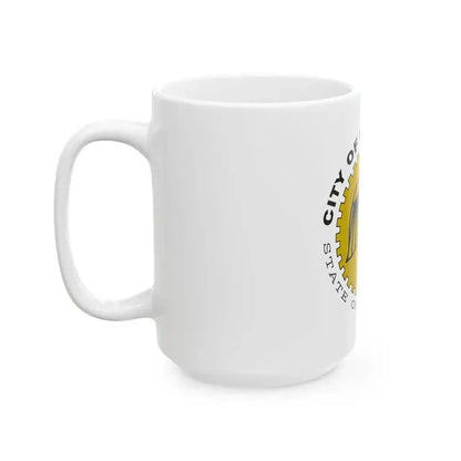 Flag of La Mirada California (United States) White Coffee Mug - Go Mug Yourself