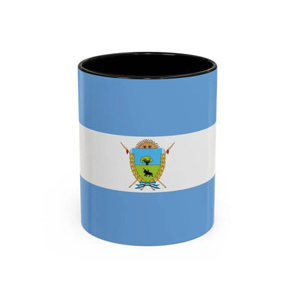 Flag of La Pampa Province Argentina - Accent Coffee Mug 11oz Black - Go Mug Yourself