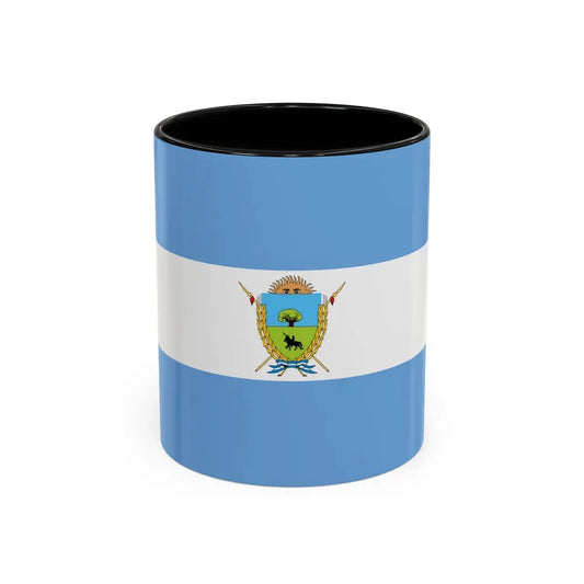 Flag of La Pampa Province Argentina - Accent Coffee Mug 11oz Black - Go Mug Yourself