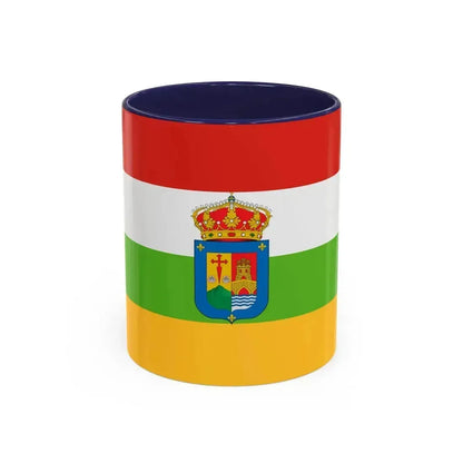 Flag of La Rioja Spain - Accent Coffee Mug 11oz Navy - Go Mug Yourself