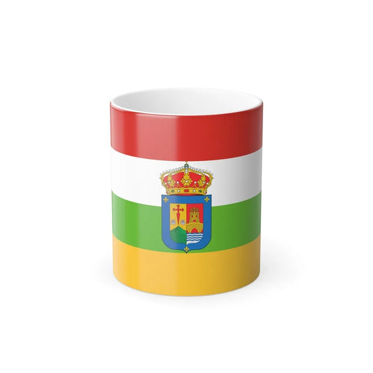 Flag of La Rioja Spain - Color Changing Coffee Mug-11oz-Go Mug Yourself