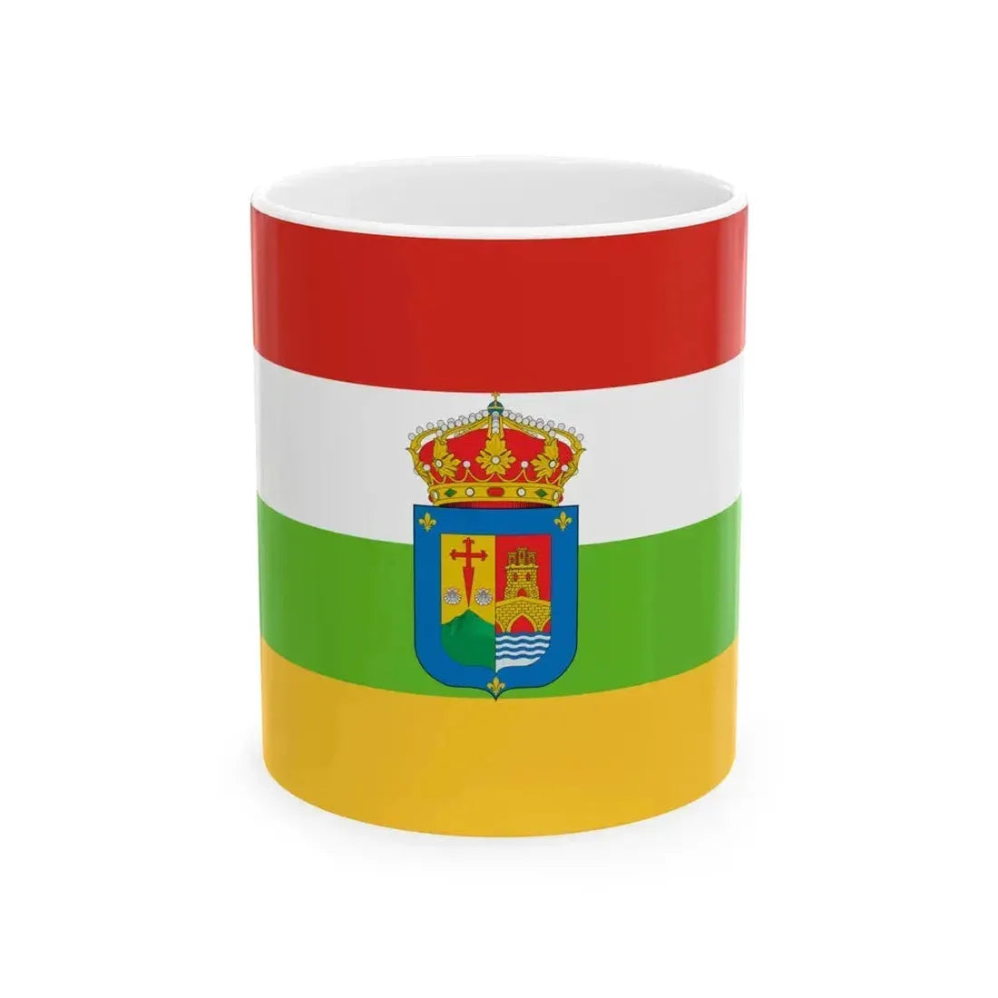Flag of La Rioja Spain - White Coffee Mug 11oz - Go Mug Yourself