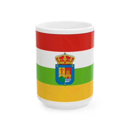 Flag of La Rioja Spain - White Coffee Mug 15oz - Go Mug Yourself