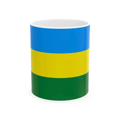 Flag of La Rivera Bolivia (Bolivia) White Coffee Mug 11oz - Go Mug Yourself
