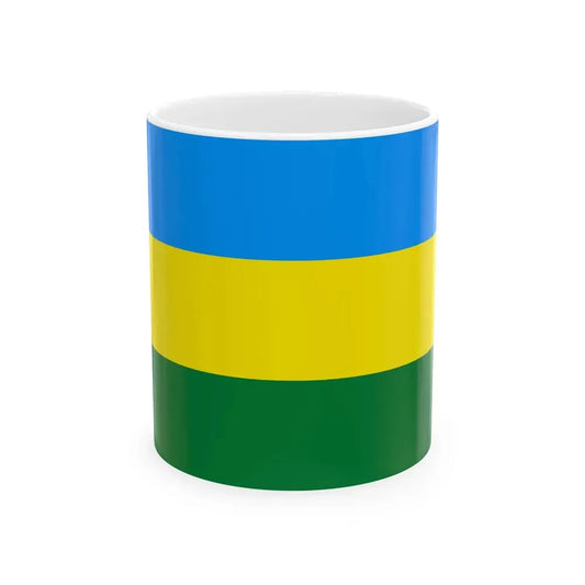 Flag of La Rivera Bolivia (Bolivia) White Coffee Mug 11oz - Go Mug Yourself