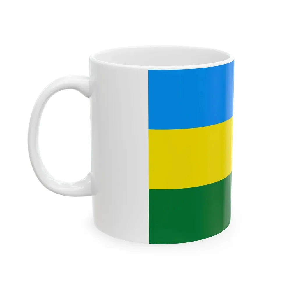 Flag of La Rivera Bolivia (Bolivia) White Coffee Mug - Go Mug Yourself