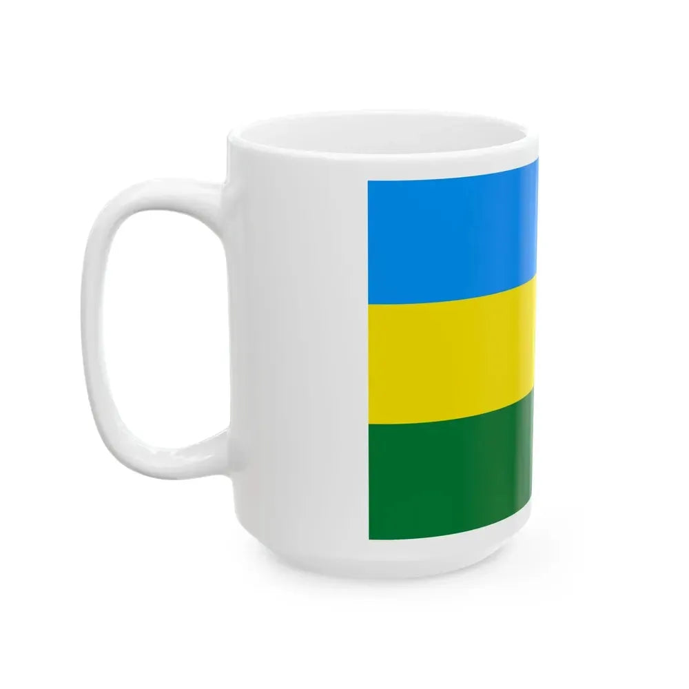 Flag of La Rivera Bolivia (Bolivia) White Coffee Mug - Go Mug Yourself
