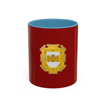 Flag of La Serena Chile - Accent Coffee Mug 11oz Light Blue - Go Mug Yourself