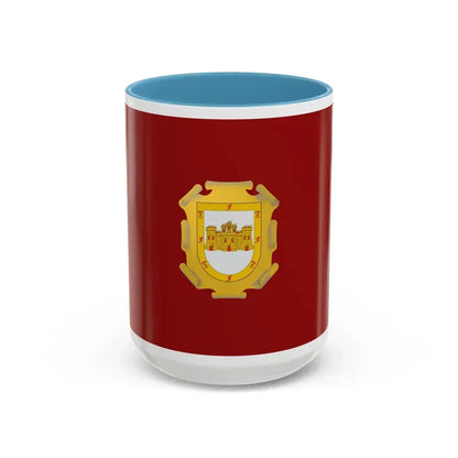 Flag of La Serena Chile - Accent Coffee Mug 15oz Light Blue - Go Mug Yourself