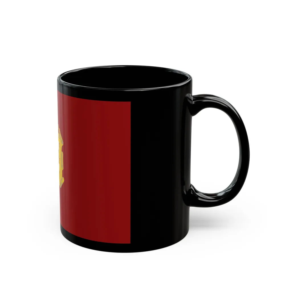 Flag of La Serena Chile - Black Coffee Mug-Go Mug Yourself