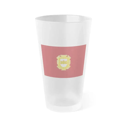 Flag of La Serena Chile - Frosted Pint Glass 16oz 16oz Frosted - Go Mug Yourself