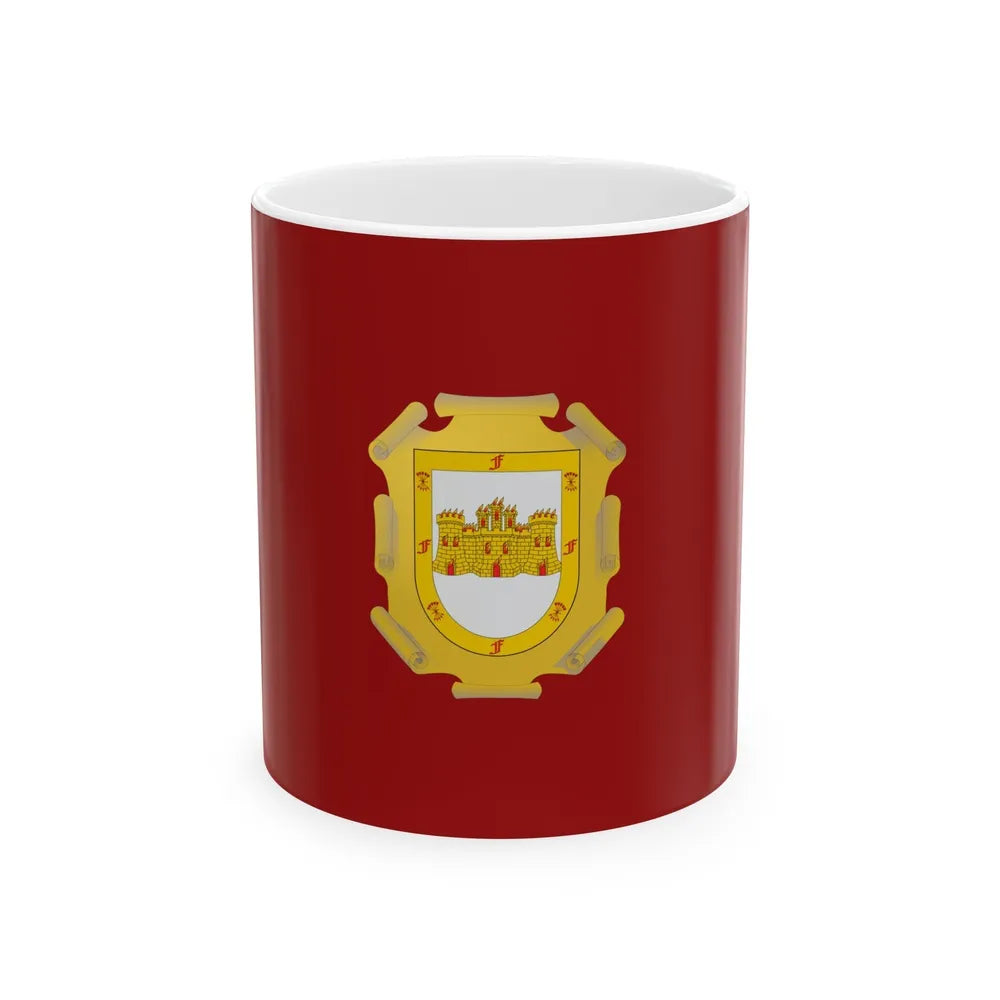 Flag of La Serena Chile - White Coffee Mug-11oz-Go Mug Yourself